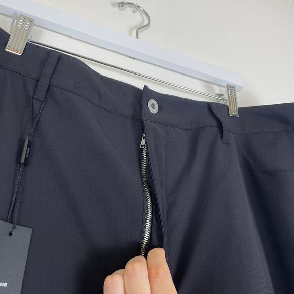 Sene Pants Men 42 Black Transit FlexTech Chino Performance 5 Pocket 42x32 - Picture 3 of 9